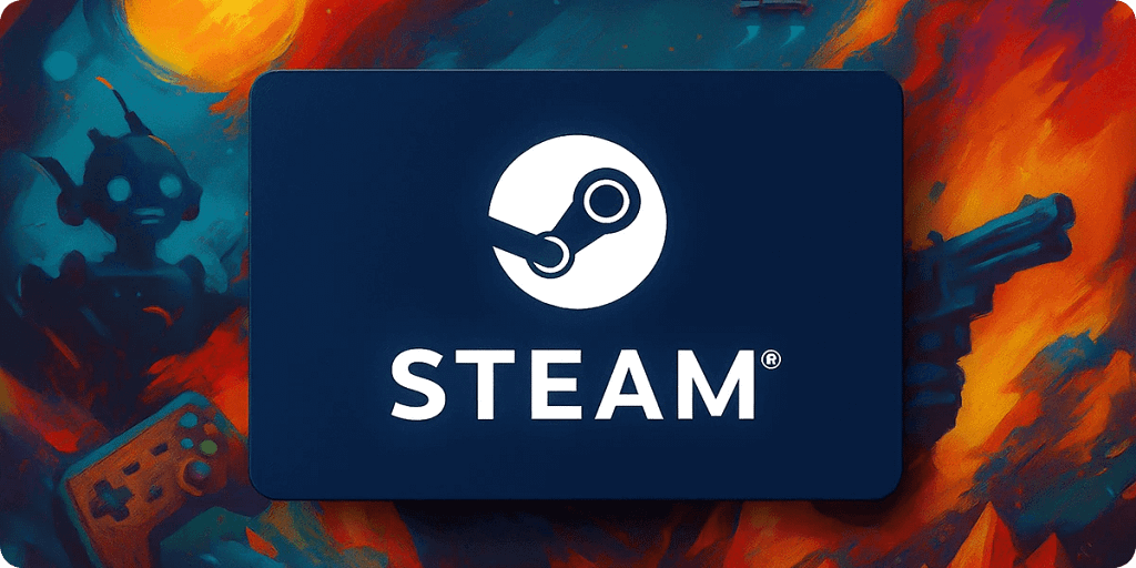 Steam Gift Card – one of the most popular gift cards in the MENA region for PC gaming and digital downloads Steam Gift Card for PC gaming, a popular digital gift card in the MENA region